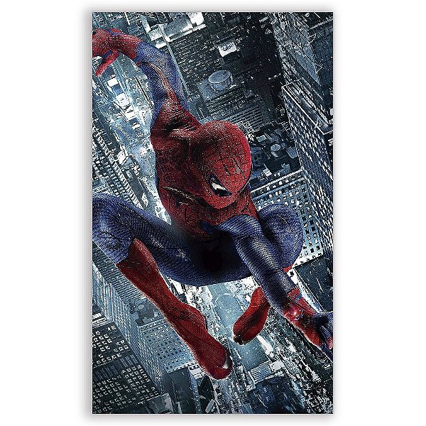 Capa Mini Faixa Lateral Sublimado - Homem Aranha