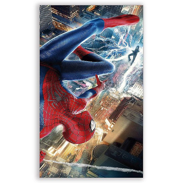 Capa Mini Faixa Lateral Sublimado - Homem Aranha