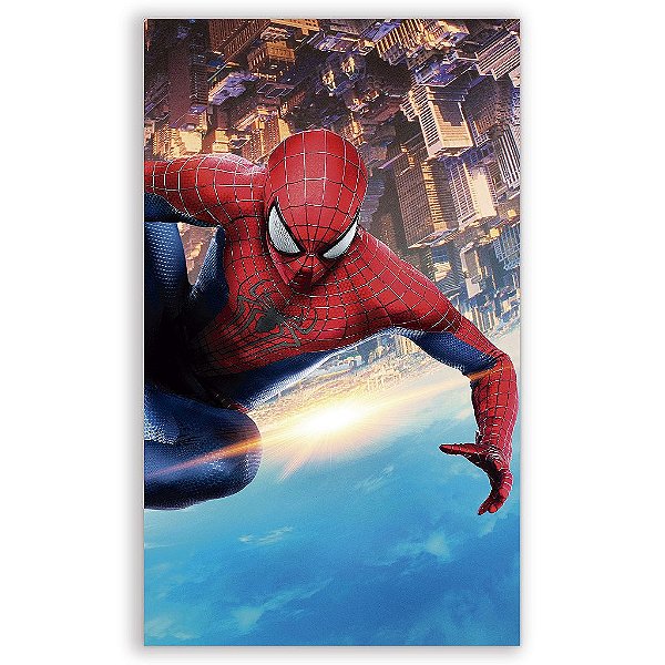 Capa Mini Faixa Lateral Sublimado - Homem Aranha