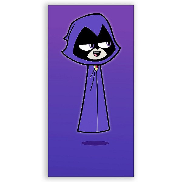Capa Mini Faixa Lateral Sublimado - Teen Titans