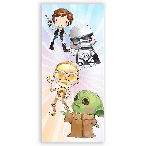 Capa Mini Faixa Lateral Sublimado - Star Wars