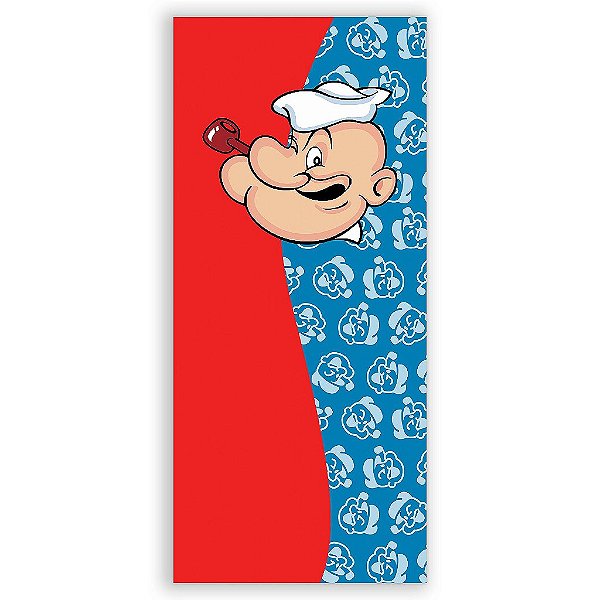 Capa Mini Faixa Lateral Sublimado - Popeye