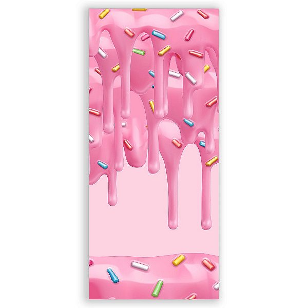 Capa Mini Faixa Lateral Sublimado - Minnie Confeiteira