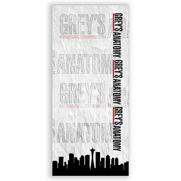 Capa Mini Faixa Lateral Sublimado - Grey's Anatomy