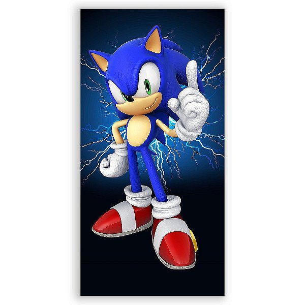 Capa Mini Faixa Lateral Sublimado - Sonic