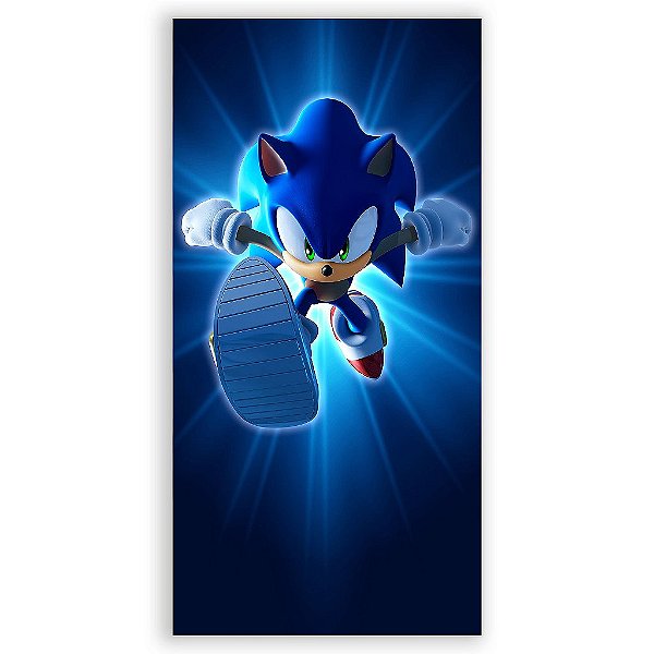 Capa Mini Faixa Lateral Sublimado - Sonic