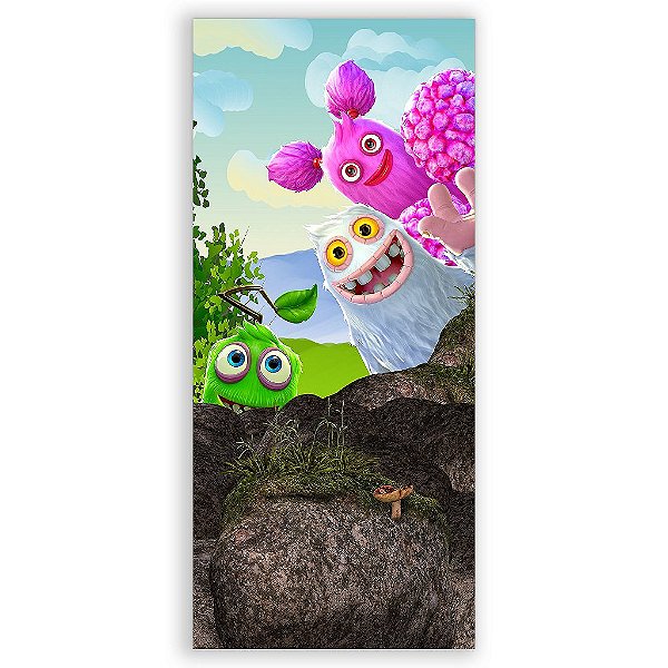 Capa Mini Faixa Lateral Sublimado - My Singing Monster