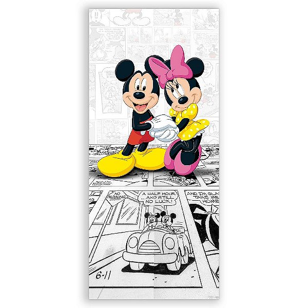 Capa Mini Faixa Lateral Sublimado - Mickey