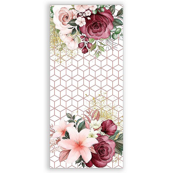 Capa Mini Faixa Lateral Sublimado - Floral
