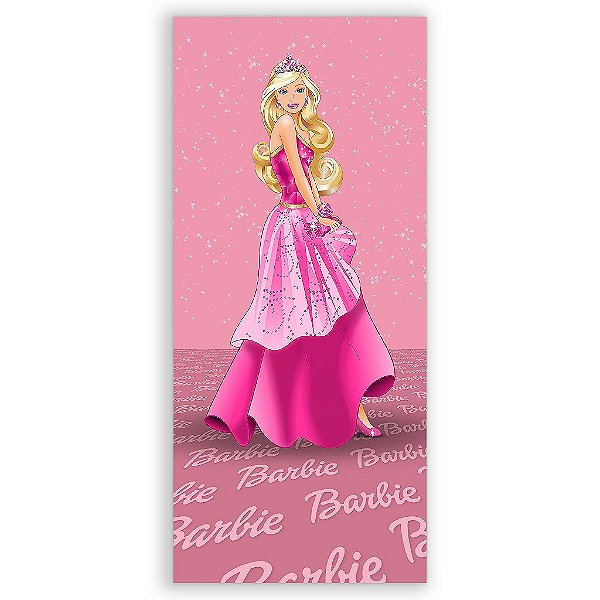 Capa Mini Faixa Lateral Sublimado - Barbie