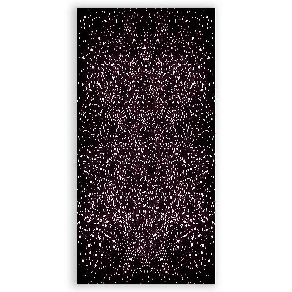 Capa Mini Faixa Lateral Sublimado - Glitter Preto Rosa