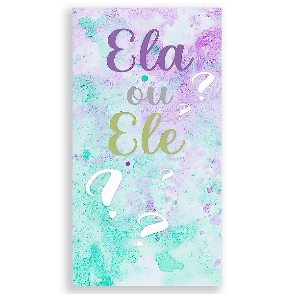 Capa Mini Faixa Lateral Sublimado - Chá Revelação