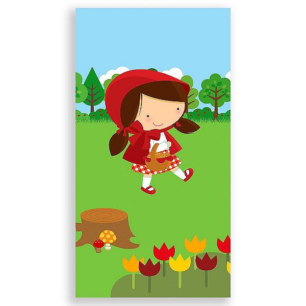 Capa Mini Faixa Lateral Sublimado - Chapeuzinho Vermelho