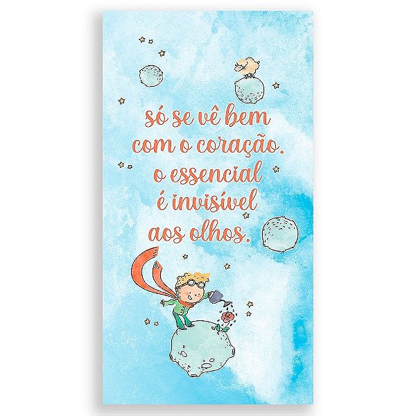 Capa Mini Faixa Lateral Sublimado - O Pequeno Principe