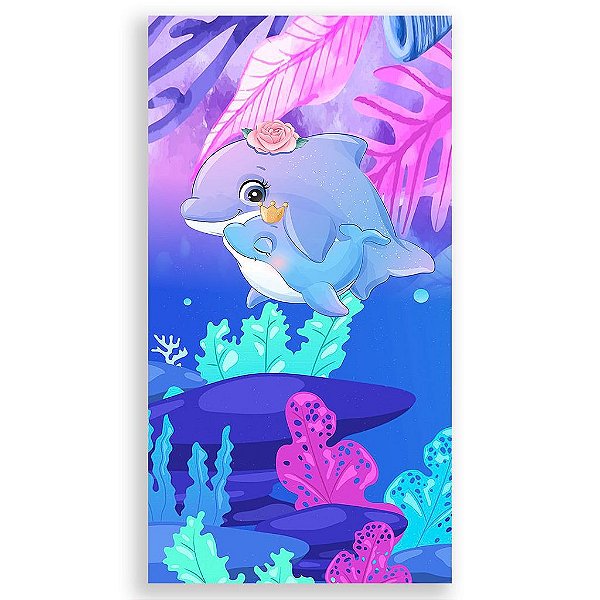 Capa Mini Faixa Lateral Sublimado - Sereia