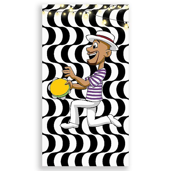 Capa Mini Faixa Lateral Sublimado - Samba
