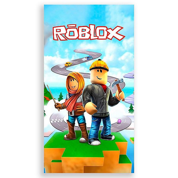 Capa Mini Faixa Lateral Sublimado - Roblox