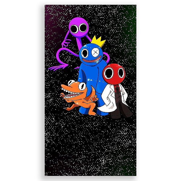 Capa Mini Faixa Lateral Sublimado - Rainbow Friends