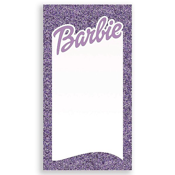 Capa Mini Faixa Lateral Sublimado - Barbie