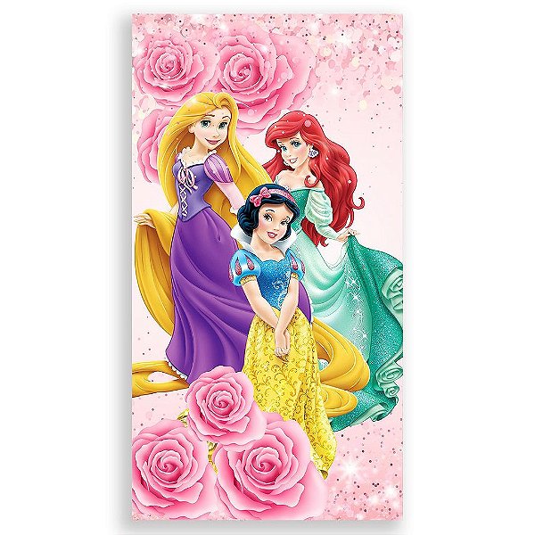 Capa Mini Faixa Lateral Sublimado - Princesas