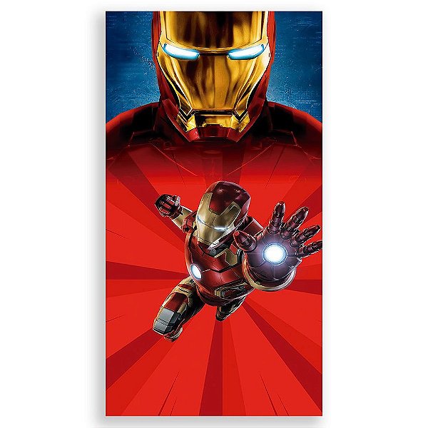 Capa Mini Faixa Lateral Sublimado - Homem de Ferro