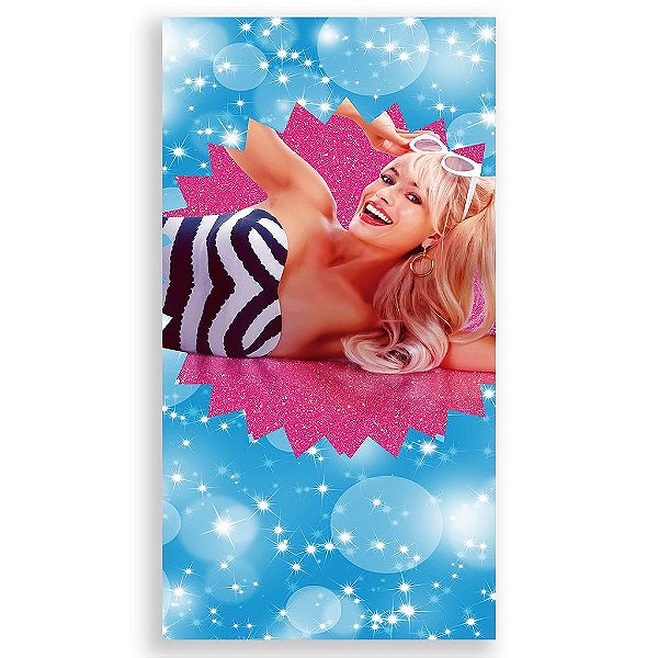 Capa Mini Faixa Lateral Sublimado - Barbie Filme