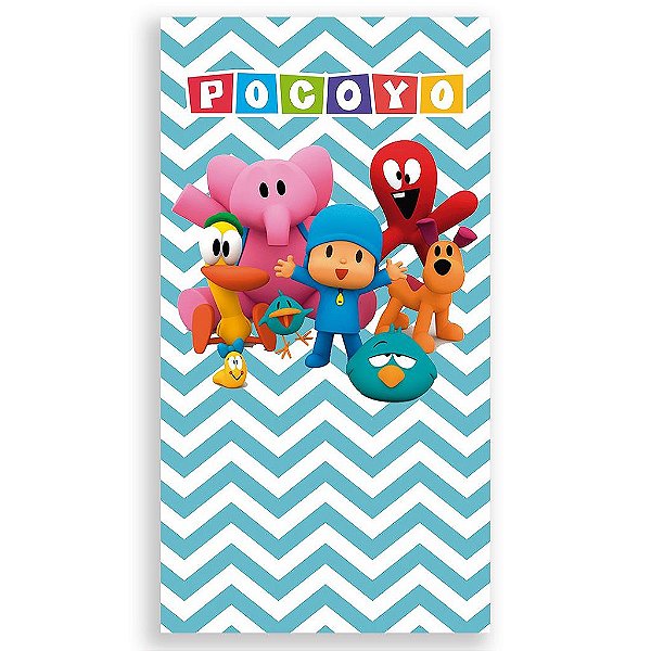 Capa Mini Faixa Lateral Sublimado - Pocoyo