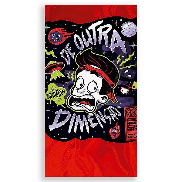 Capa Mini Faixa Lateral Sublimado - Não Fale o Nome do Monstro