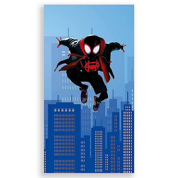 Capa Mini Faixa Lateral Sublimado - Homem Aranha no Aranhaverso