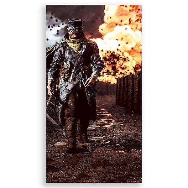 Capa Mini Faixa Lateral Sublimado - Battlefield