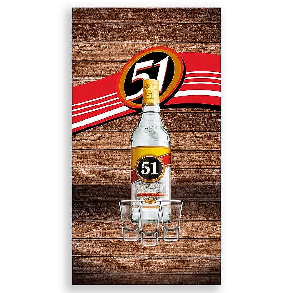 Capa Mini Faixa Lateral Sublimado - 51 Cachaça