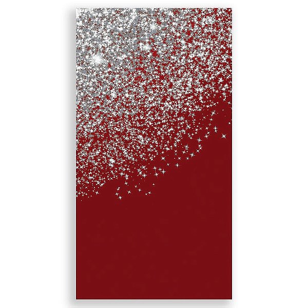 Capa Mini Faixa Lateral Sublimado - Glitter Vermelho