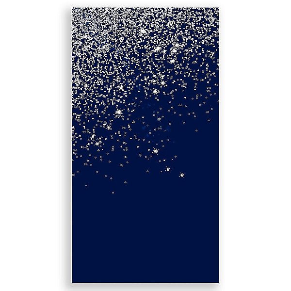 Capa Mini Faixa Lateral Sublimado - Glitter Azul