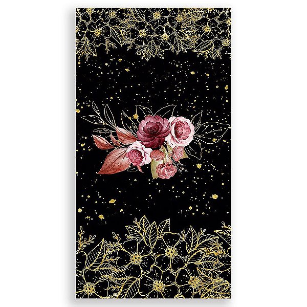 Capa Mini Faixa Lateral Sublimado - Floral