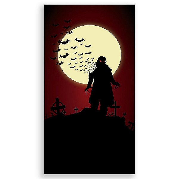Capa Mini Faixa Lateral Sublimado - Halloween