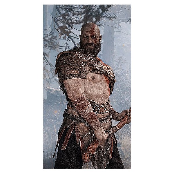 Capa Mini Faixa Lateral Sublimado - God Of War