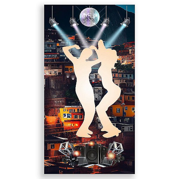 Capa Mini Faixa Lateral Sublimado - Baile Funk