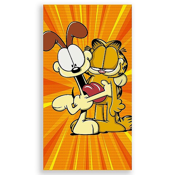 Capa Mini Faixa Lateral Sublimado - Garfield