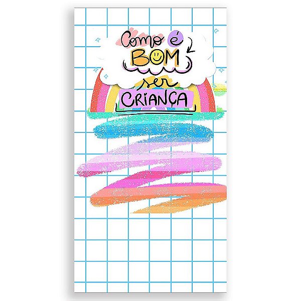 Capa Mini Faixa Lateral Sublimado - Dia das Criancas