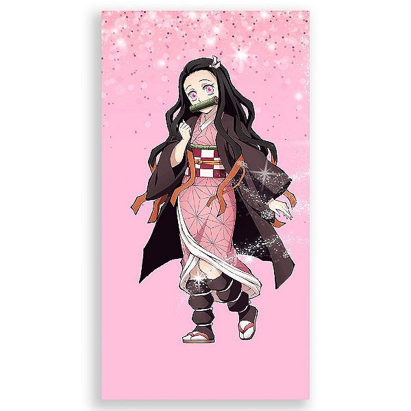 Capa Mini Faixa Lateral Sublimado - Nezuko Kimetsu no Yaiba