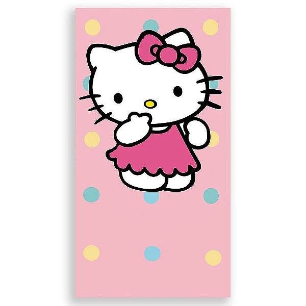 Capa Mini Faixa Lateral Sublimado - Hello Kitty