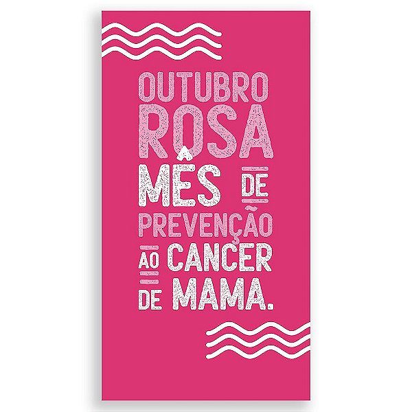 Capa Mini Faixa Lateral Sublimado - Outubro Rosa
