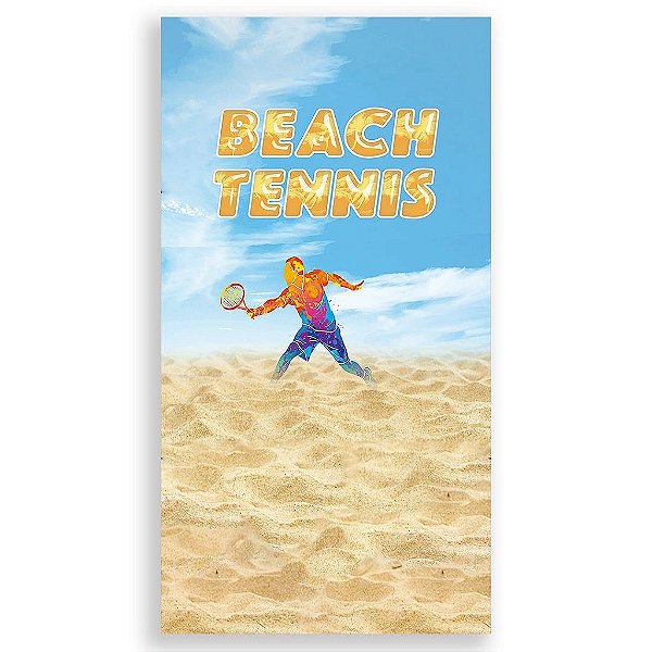 Capa Mini Faixa Lateral Sublimado - Beach Tenis