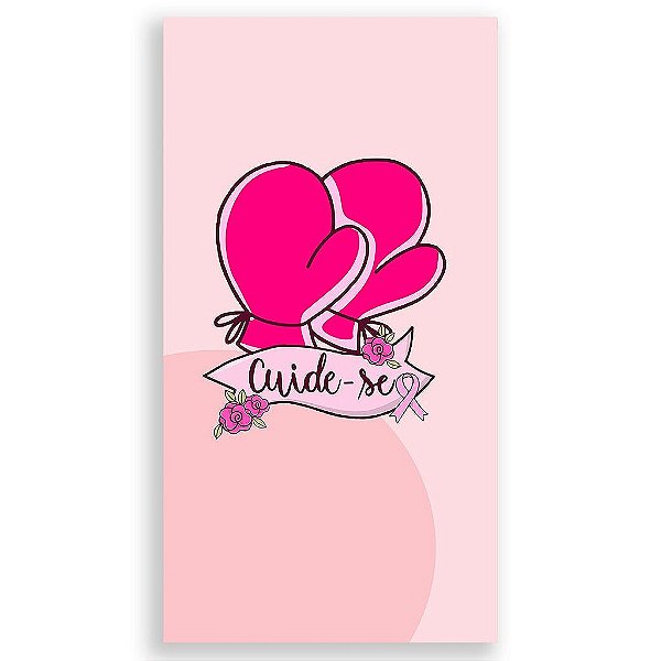 Capa Mini Faixa Lateral Sublimado - Outubro Rosa
