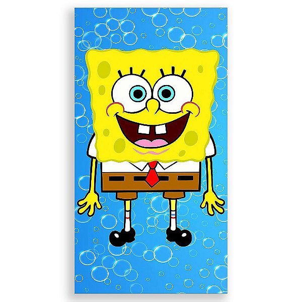 Capa Mini Faixa Lateral Sublimado - Bob Esponja