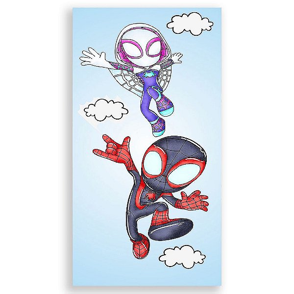 Capa Mini Faixa Lateral Sublimado - Spider Man