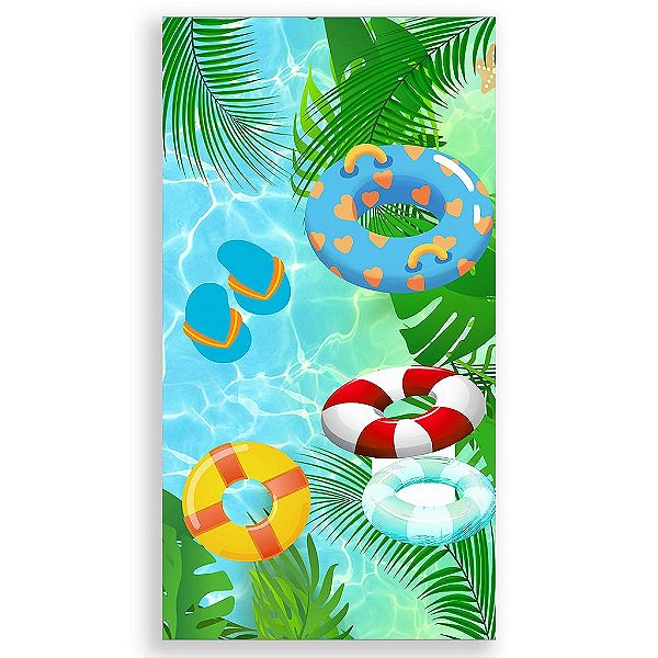 Capa Mini Faixa Lateral Sublimado - Pool Party