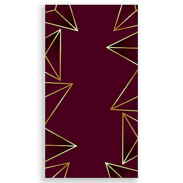 Capa Mini Faixa Lateral Sublimado - Abstrato Marsala