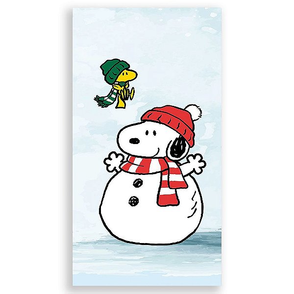 Capa Mini Faixa Lateral Sublimado - Snoopy Natal