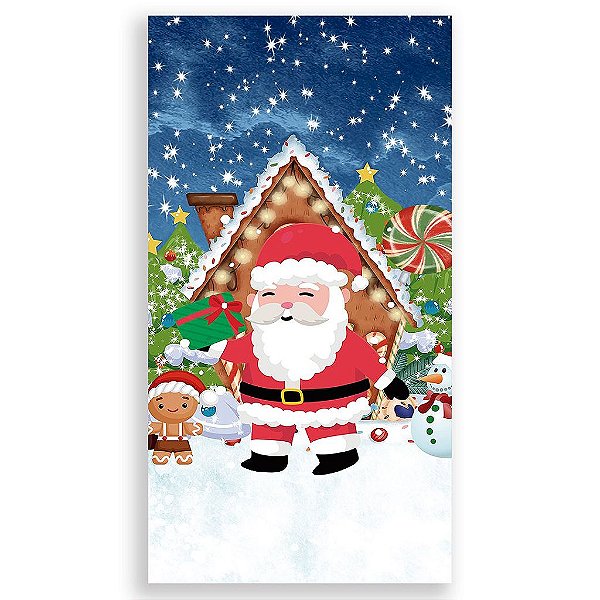 Capa Mini Faixa Lateral Sublimado - Natal Ano Novo